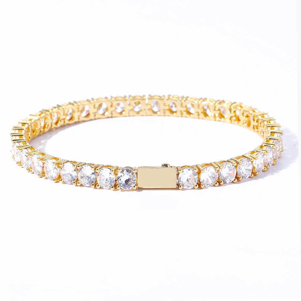 Gold Plated Tennis Bracelet